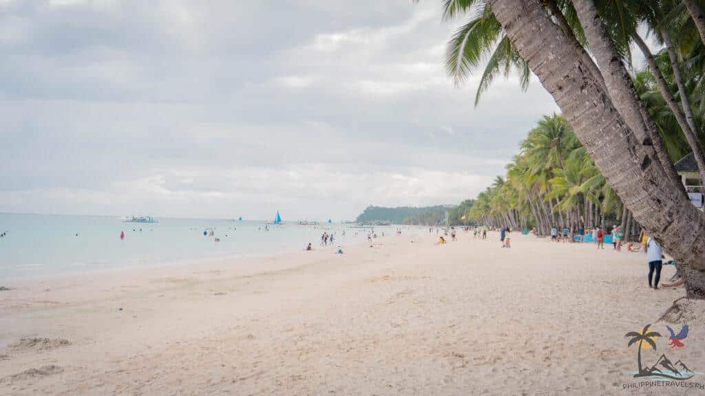 Boracay white sand