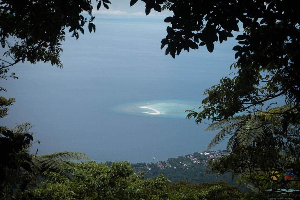 White island as seen from mount hibok hibok