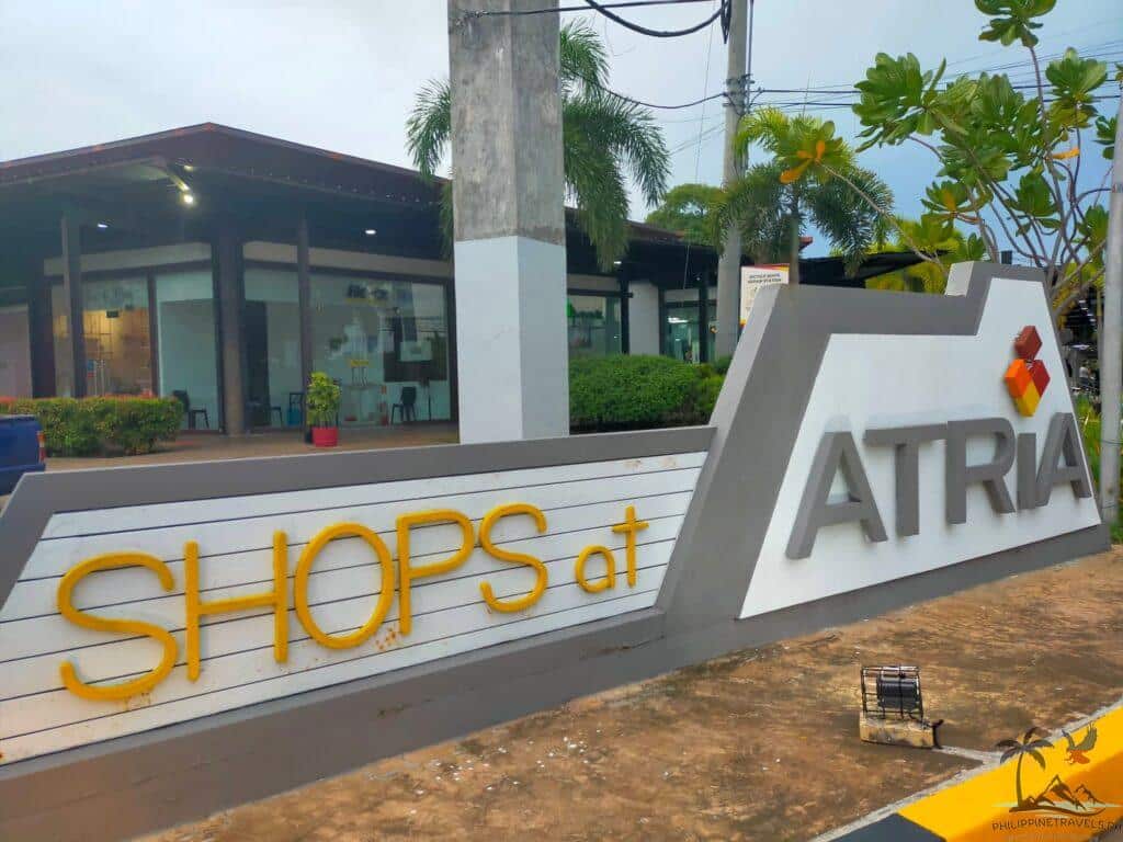 Shops at Atria signage