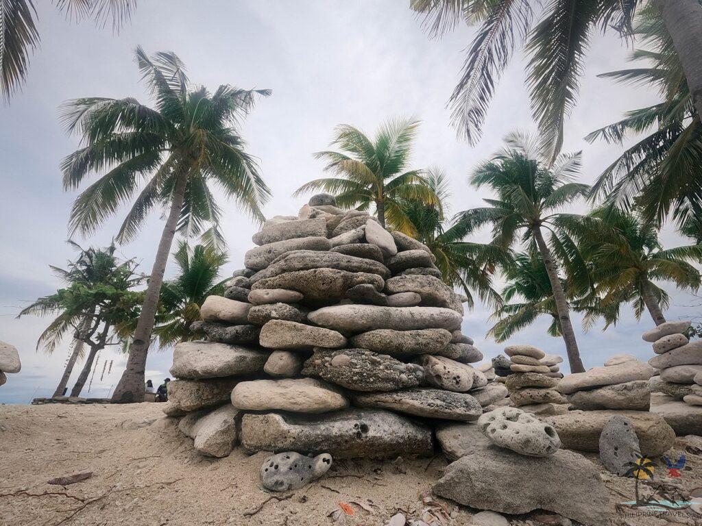 Stack of rocks in Cabugao Gamay