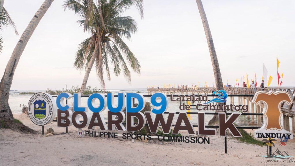 Cloud 9 boardwalk sign