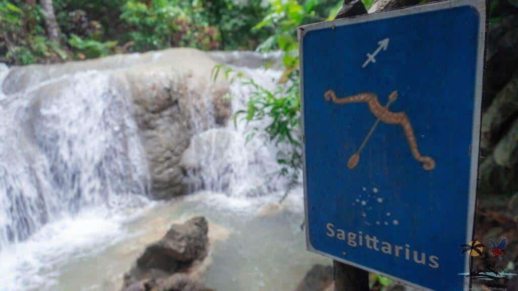 Sagittarius Falls found upstream from Lugnason Falls