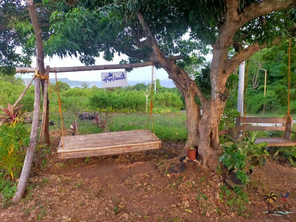 Chilling area bench in Hapitanan