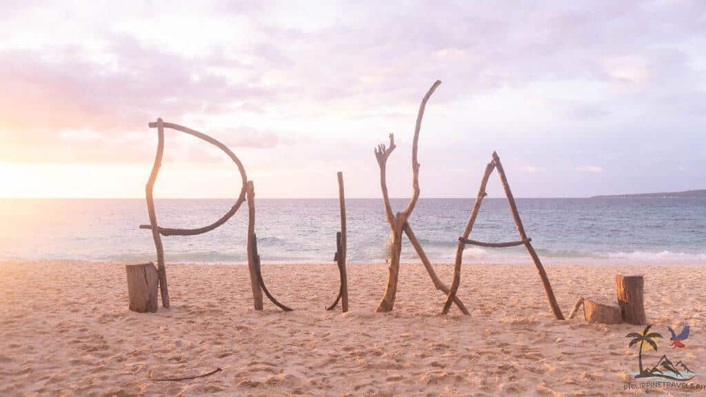 Puka Beach stick sign
