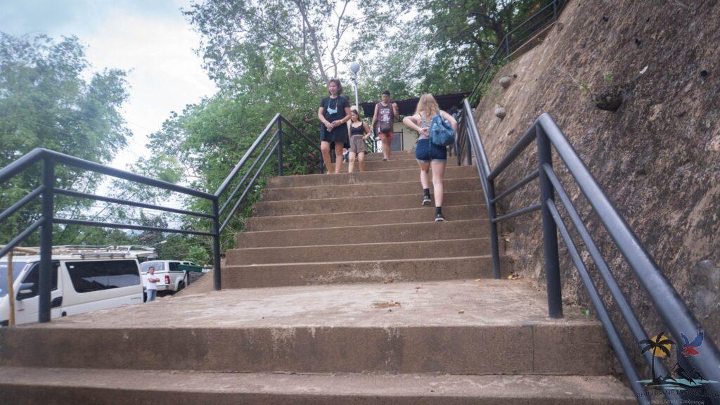 Base stairs of mount tapyas