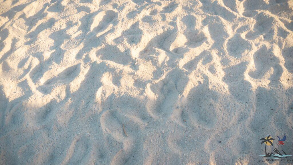 White island sand