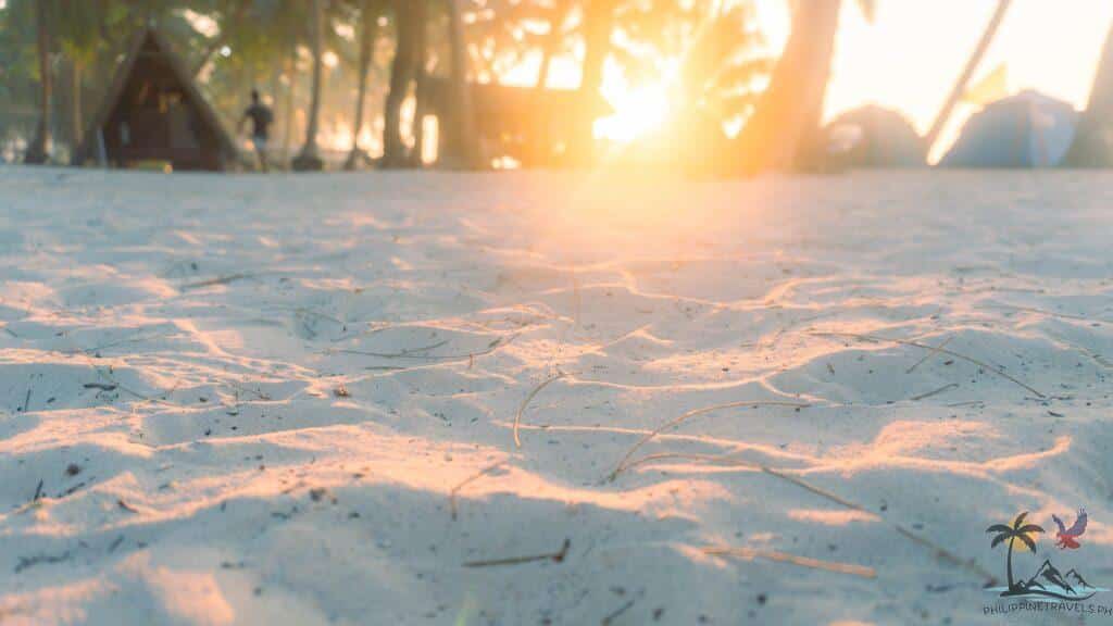 Fine white sand in Punta Sebaring