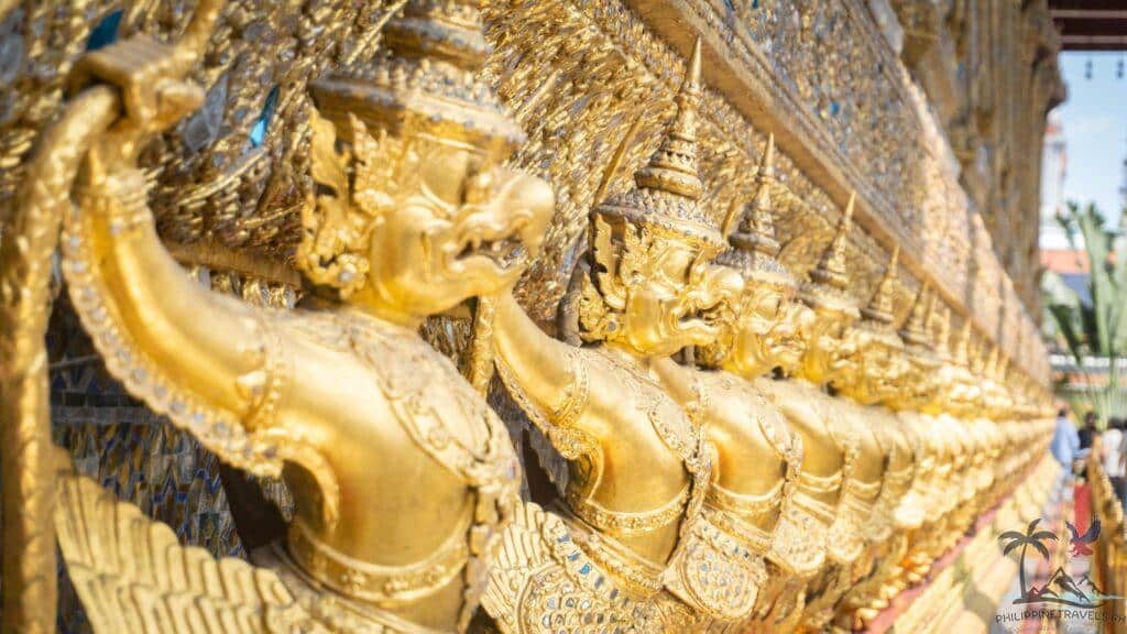 Golden demons in Grand Palace