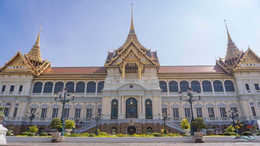 Grand palace in Grand Palace complex bangkok
