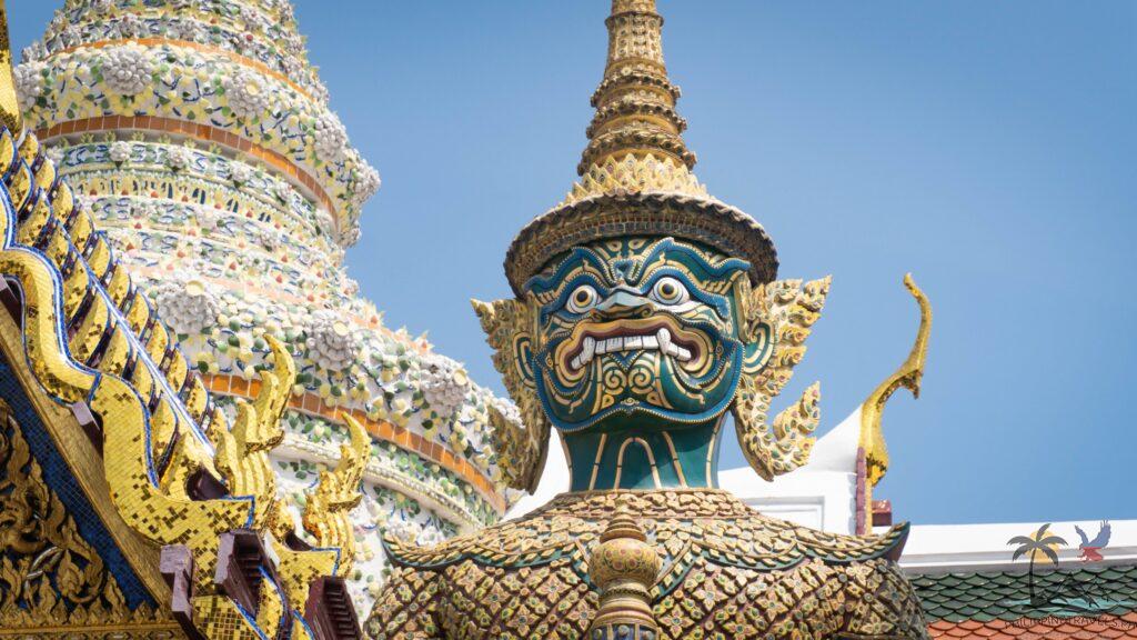 The Yaksha guarding the Grand Palace in Bangkok