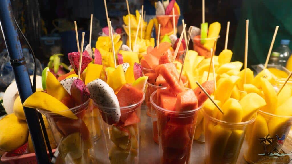 Fruit cups in thailand