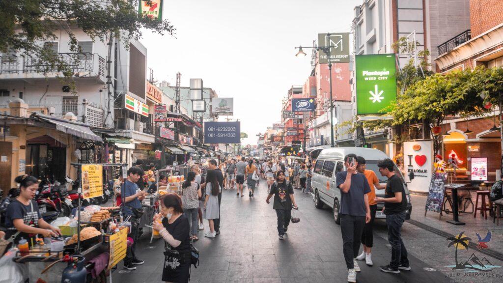 Khao San road in Bangkok