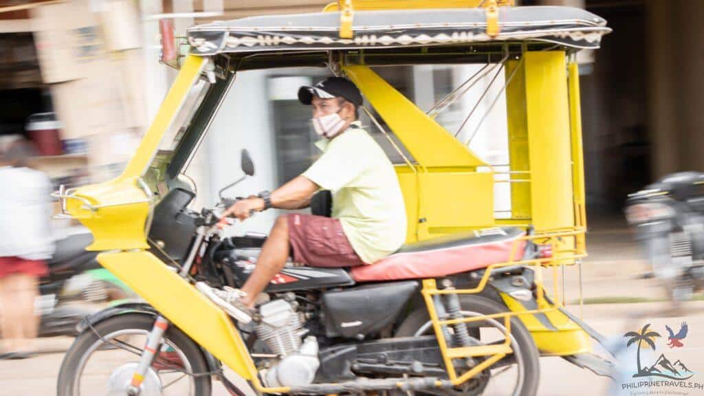 Tricycle driver in Palawan