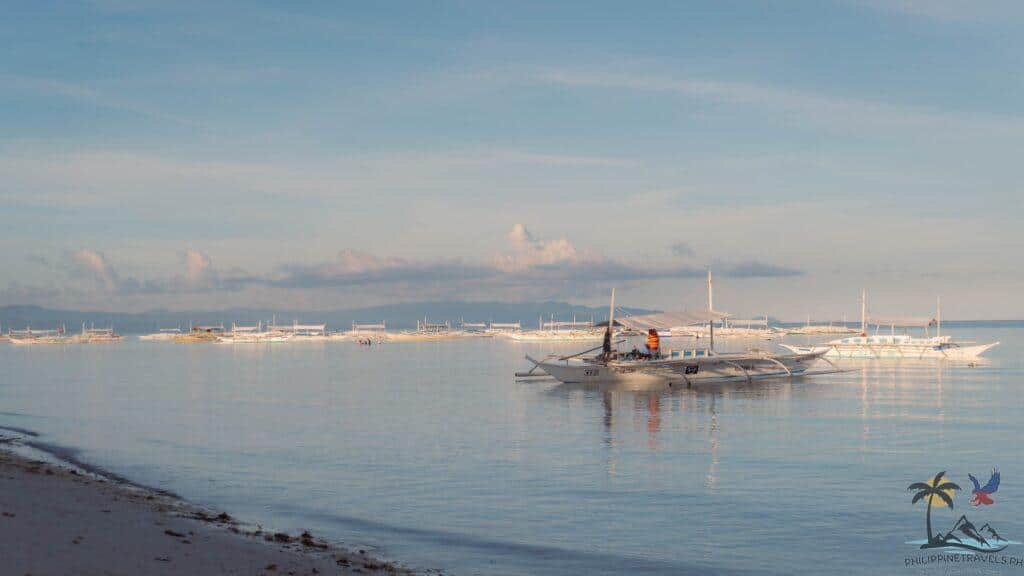 Boats waiting in Panglao