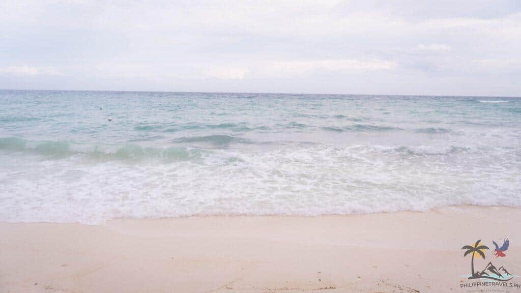 Waves in a beach