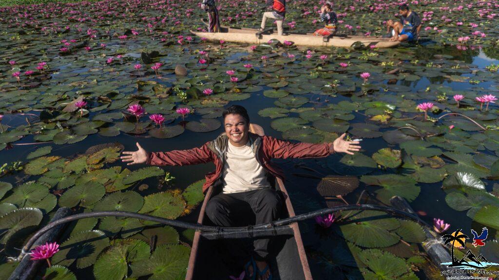 Me in Lake Sebu lotus garden