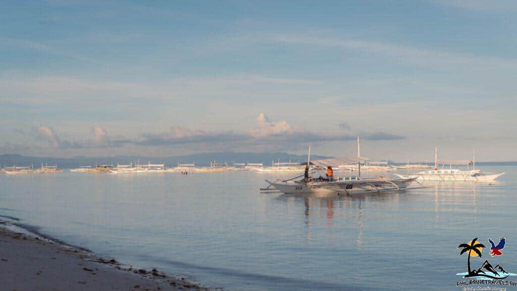 Boats waiting in Bohol